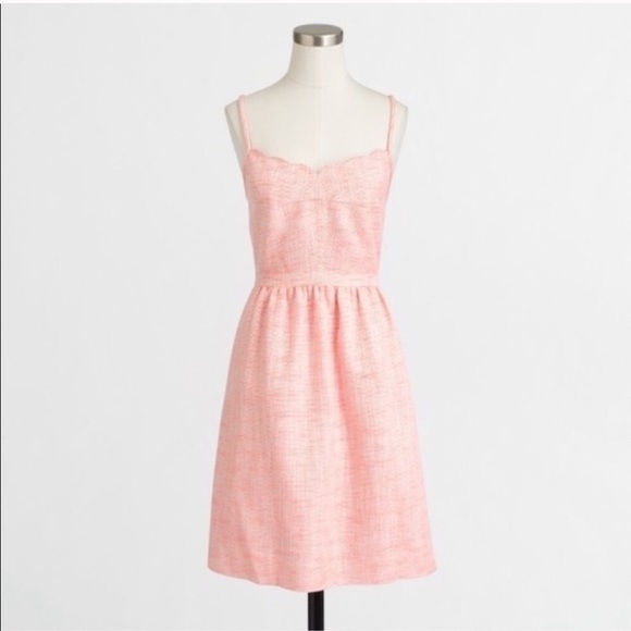 J. Crew Dresses & Skirts - J. Crew Shimmer Scalloped Cami Dress ❣️